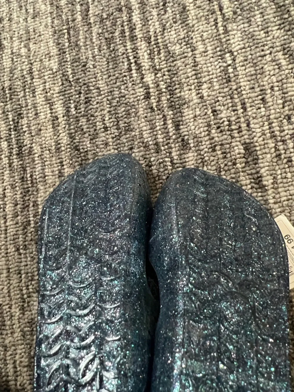 Cat & Jack - Kids Glitter Mermaid Mary Jane Shoes Size 6